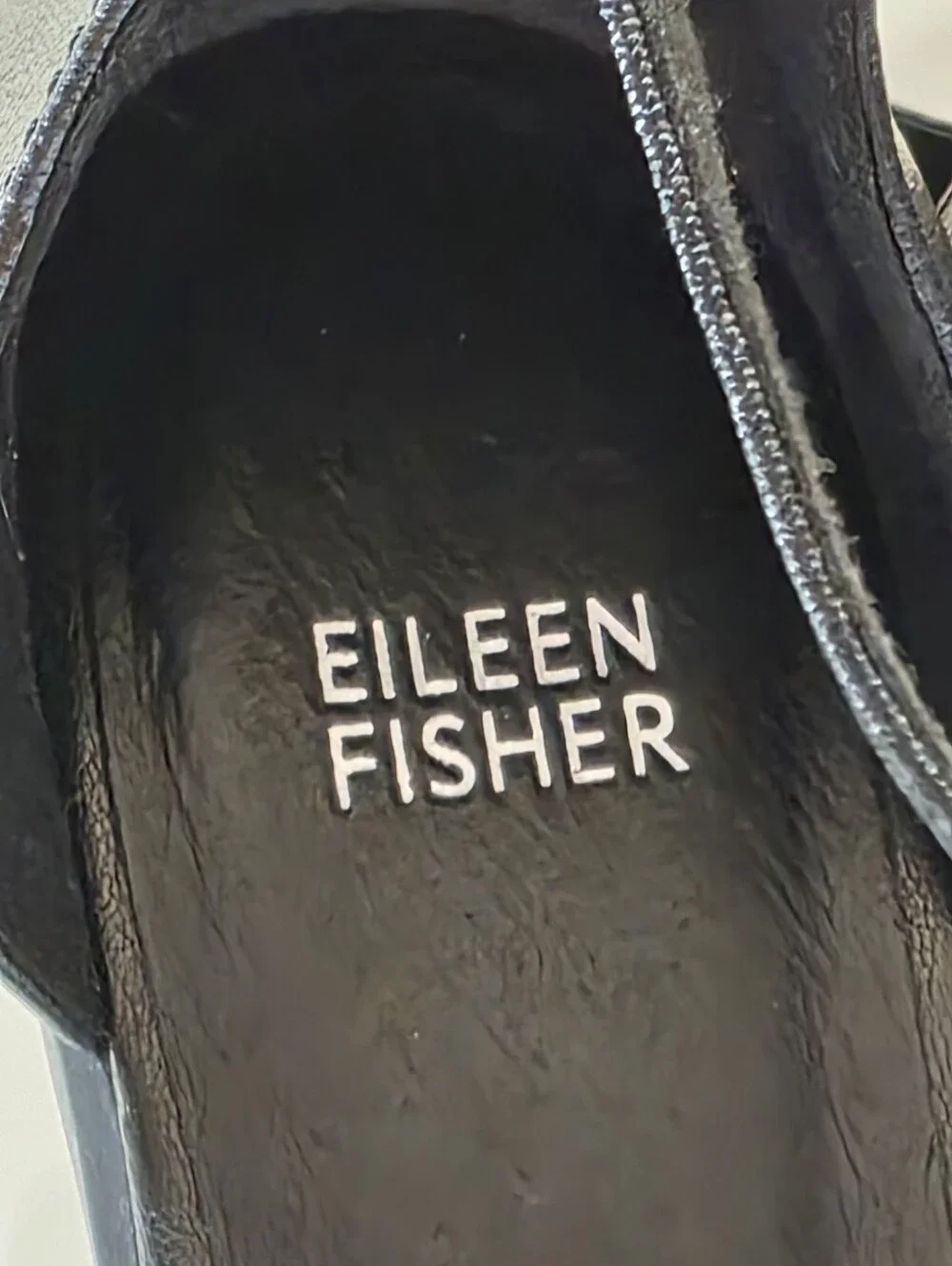 EILEEN FISHER SUE ANKLE STRAP FLATS SZ 10